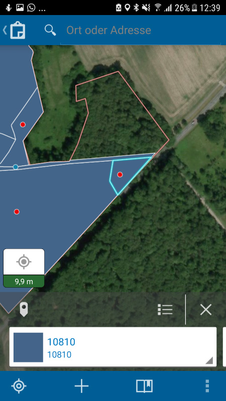 Mobile Datenerfassung in der Waldbiotopkartierung