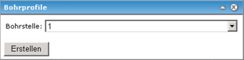 GEODAVE Bohrprofile-Profilauswahl