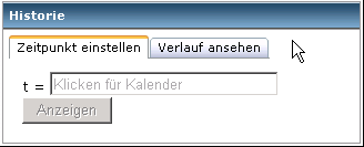 GEODAVE HistoryTools Zeitpunkt-auswaehlen